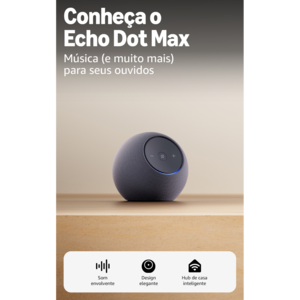 AMAZON ECHO DOT MAX COM ALEXA GRAFITE | Loja Claro AMAZON ECHO DOT MAX COM ALEXA GRAFITE | Loja Claro